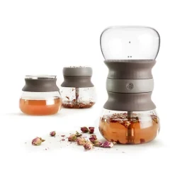 Lekue Theepot Lékué Theepot met Infuser Brown Clearance