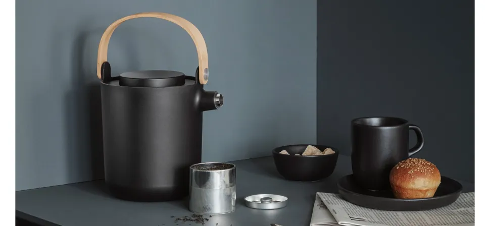 Theepot met Filter Eva Solo Nordic Kitchen Tea Vacuum Black 1 L