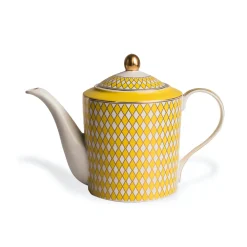 POLSPOTTEN Theepot Chess Yellow Sale
