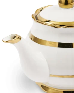 POLSPOTTEN Theepot Golden Finds White Online