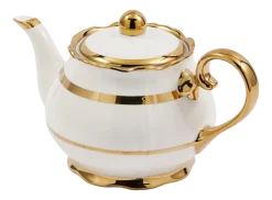 POLSPOTTEN Theepot Golden Finds White Online