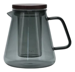 Salt & Pepper Theepot Luma Grey / Brown / Transparant 930 ml Discount