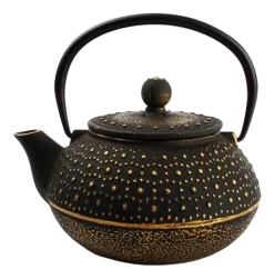 Theepot Salt & Pepper My Tea Stippen Gold / Black 800 ml