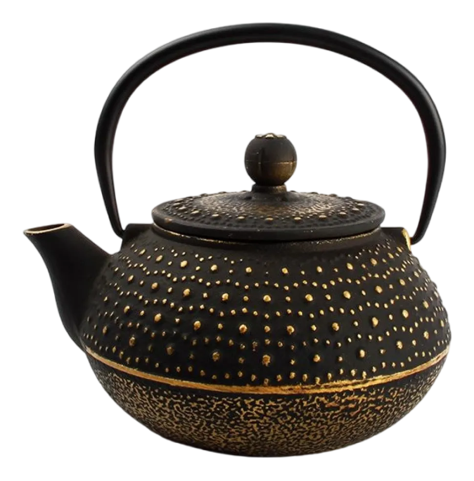 Theepot Salt & Pepper My Tea Stippen Gold / Black 800 ml
