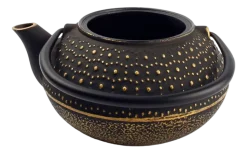 Theepot Salt & Pepper My Tea Stippen Gold / Black 800 ml