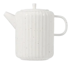 Theepot Salt & Pepper Ora Gloss Black / White 540 ml