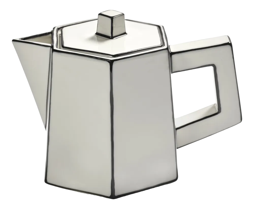 Serax Theepot Carte Blanche White/Black 1 L Best