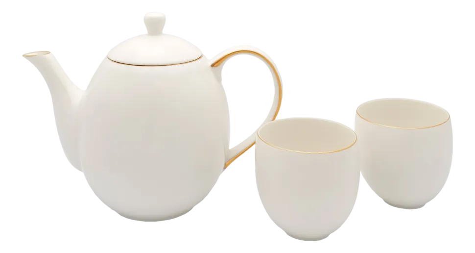 Theeset Bredemeijer Cantebury Wit 1,2L (3-Delig)