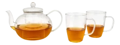 Theeset Bredemeijer Glas 1 L (3-Delig)