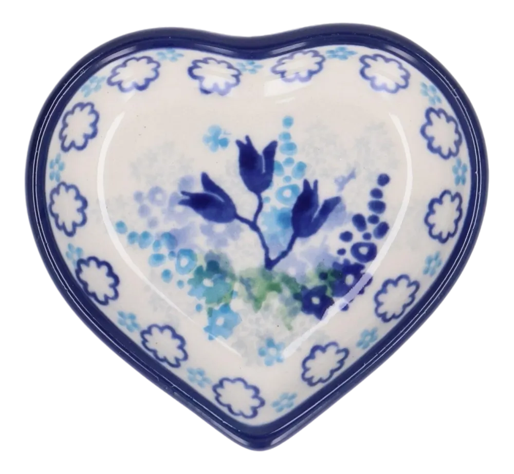 Bunzlau Castle Theetip Blue Garden Heart Best