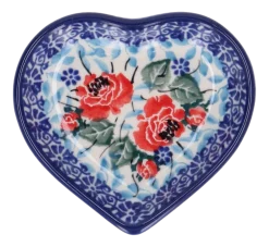 Theetip Bunzlau Castle English Rose Heart