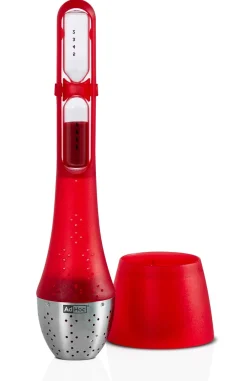 AdHoc Theezeef Santea Staand Met Zandloper Rood 21,5 cm Sale