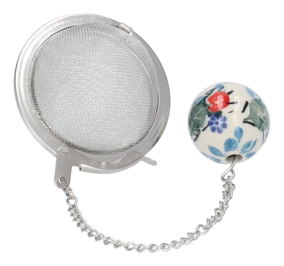 Theezeef Bunzlau Castle Tea Ball Small English Rose