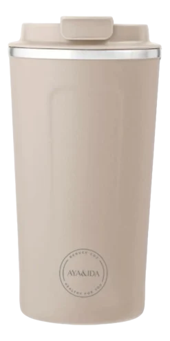 AYA&IDA Thermosbeker CUP2GO Cream Beige 500 ml Online