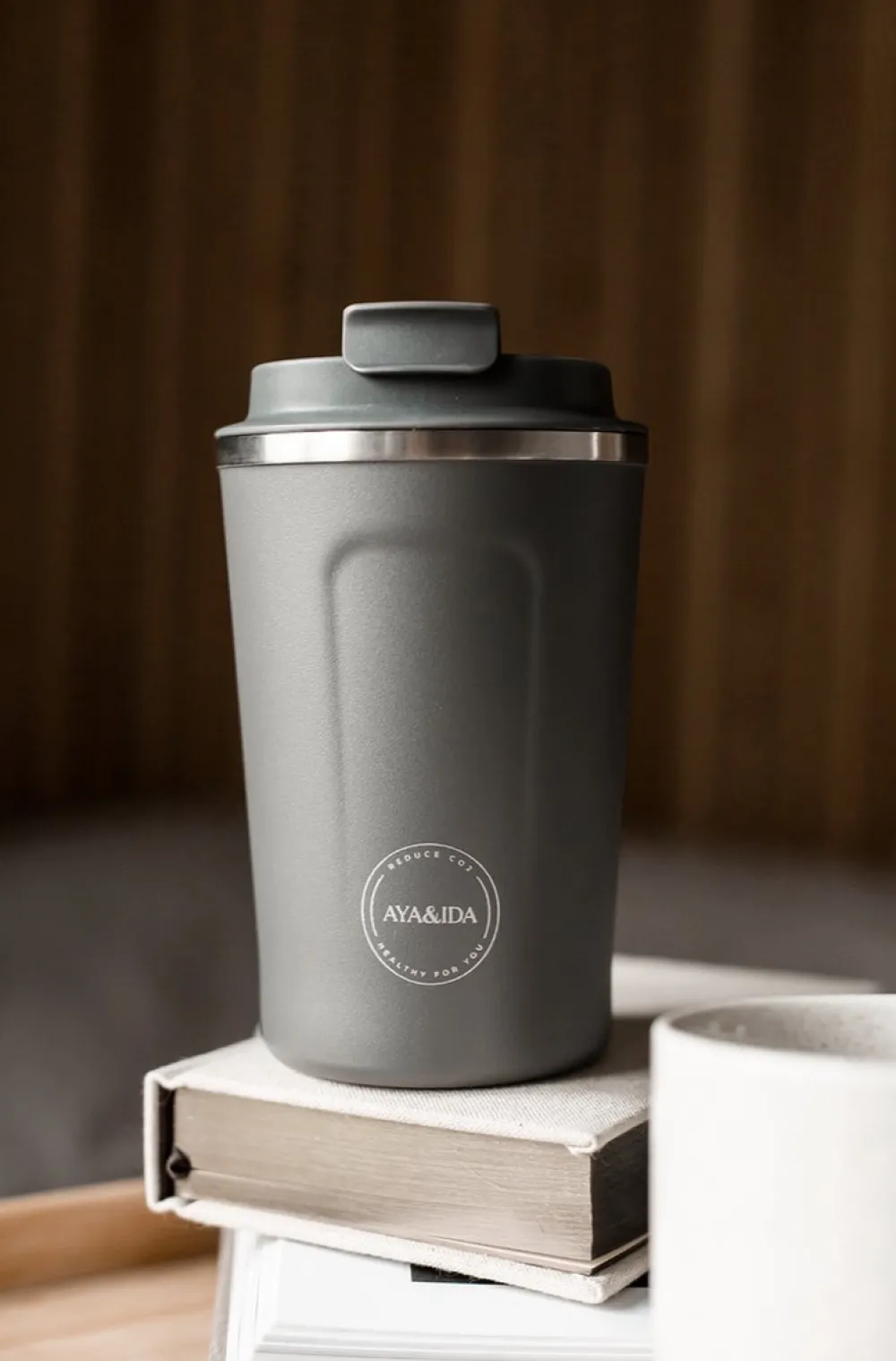 AYA&IDA Thermosbeker CUP2GO Dark Grey 380 ml Sale