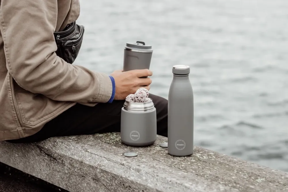 AYA&IDA Thermosbeker CUP2GO Dark Grey 380 ml Sale