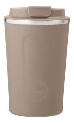 Thermosbeker AYA&IDA CUP2GO Dusty Brown 380 ml