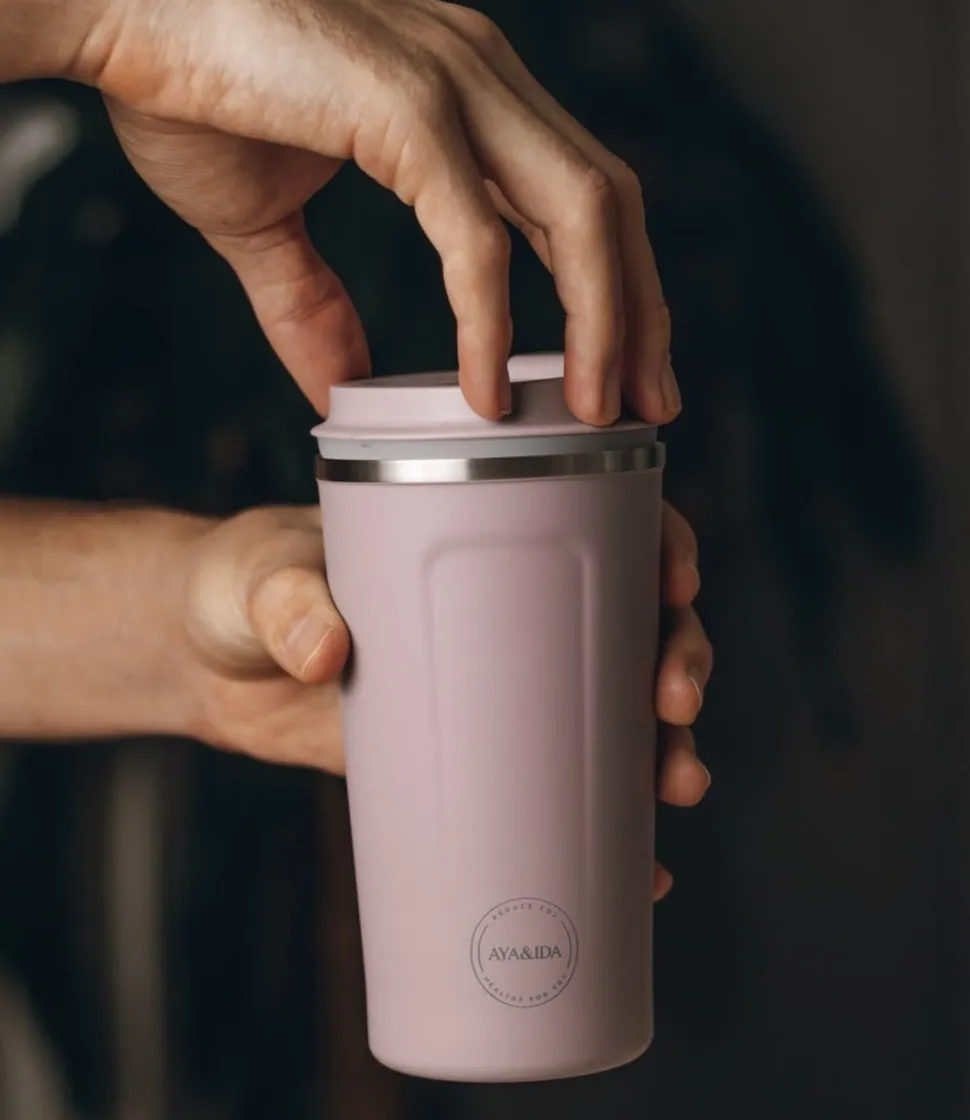 Thermosbeker AYA&IDA CUP2GO Lavender 500 ml