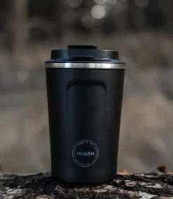 Thermosbeker AYA&IDA CUP2GO Matte Black 380 ml