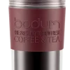 Thermosbeker Bodum Travel Mug Dubbelwandig Met Siliconen Rand Bruin 350 ml