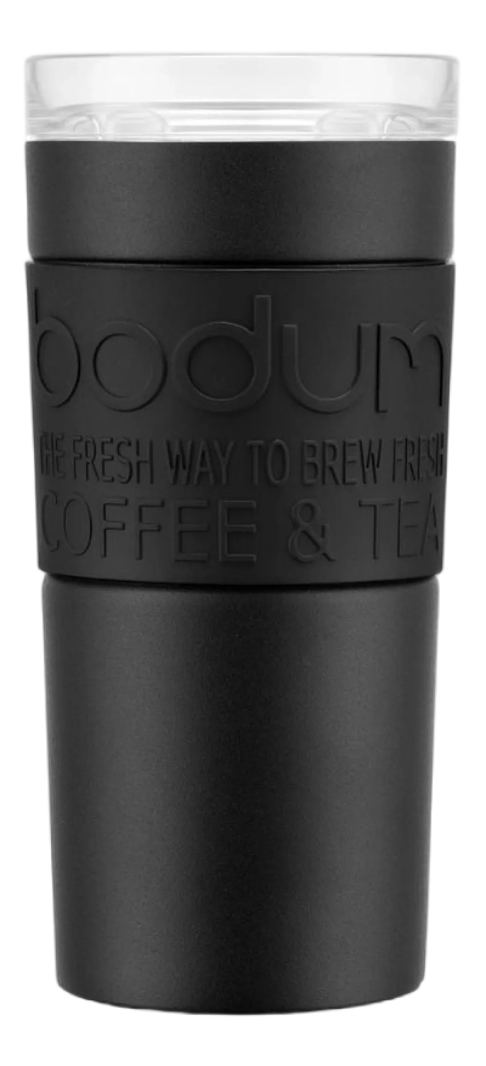 Bodum Thermosbeker Travel Mug Vacuüm Gepoedercoat RVS Zwart 350 ml Hot