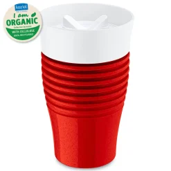 Thermosbeker Koziol Safe To Go 400 ml Organic Red