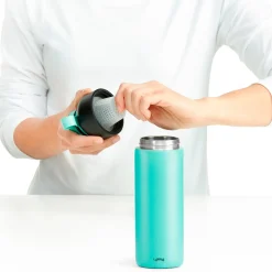 Lekue Thermosbeker Lékué Thermosfles To Go 500 ml Turquoise New