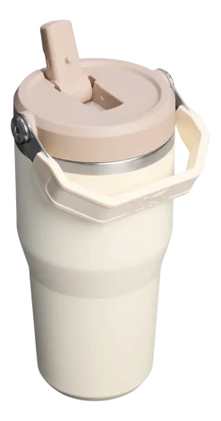Thermosbeker Stanley The IceFlow Flip Straw 2.0 Tumbler 0,59L Cream
