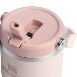 Thermosbeker Stanley The IceFlow Flip Straw 2.0 Tumbler 0,59L Rose Quartz