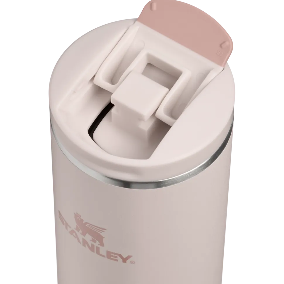 Thermosbeker Stanley The Transit Fliptop Mug 0,47L Rose Quartz