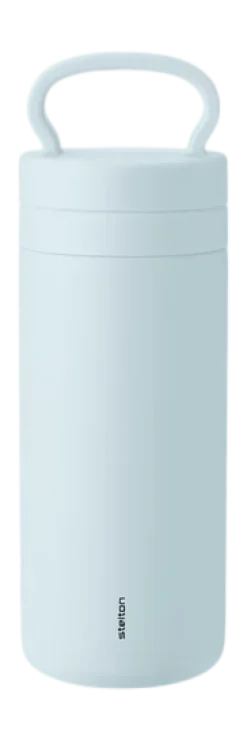 Stelton Thermosbeker Tabi Vacuum Insulated Cup 0.4 L Soft Ice Blue Hot