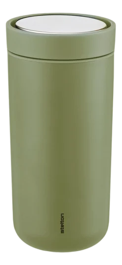 Stelton Thermosbeker To Go Click Soft Fern Green 400 ml Outlet