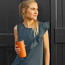 Stelton Thermosbeker To Go Click Steel 0,4L Soft Light Grey Clearance