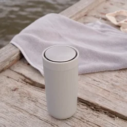 Stelton Thermosbeker To Go Click Steel 0,4L Soft Light Grey Clearance