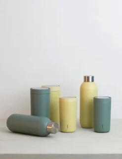 Stelton Thermosbeker To Go Click Vacuum Insulated Cup 0.2 L Mellow Yellow Outlet