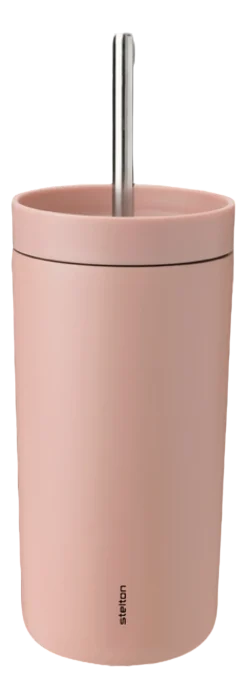 Stelton Thermosbeker To Go Sip Vacuum Insulated Cup With Straw 0.4L Heather Discount