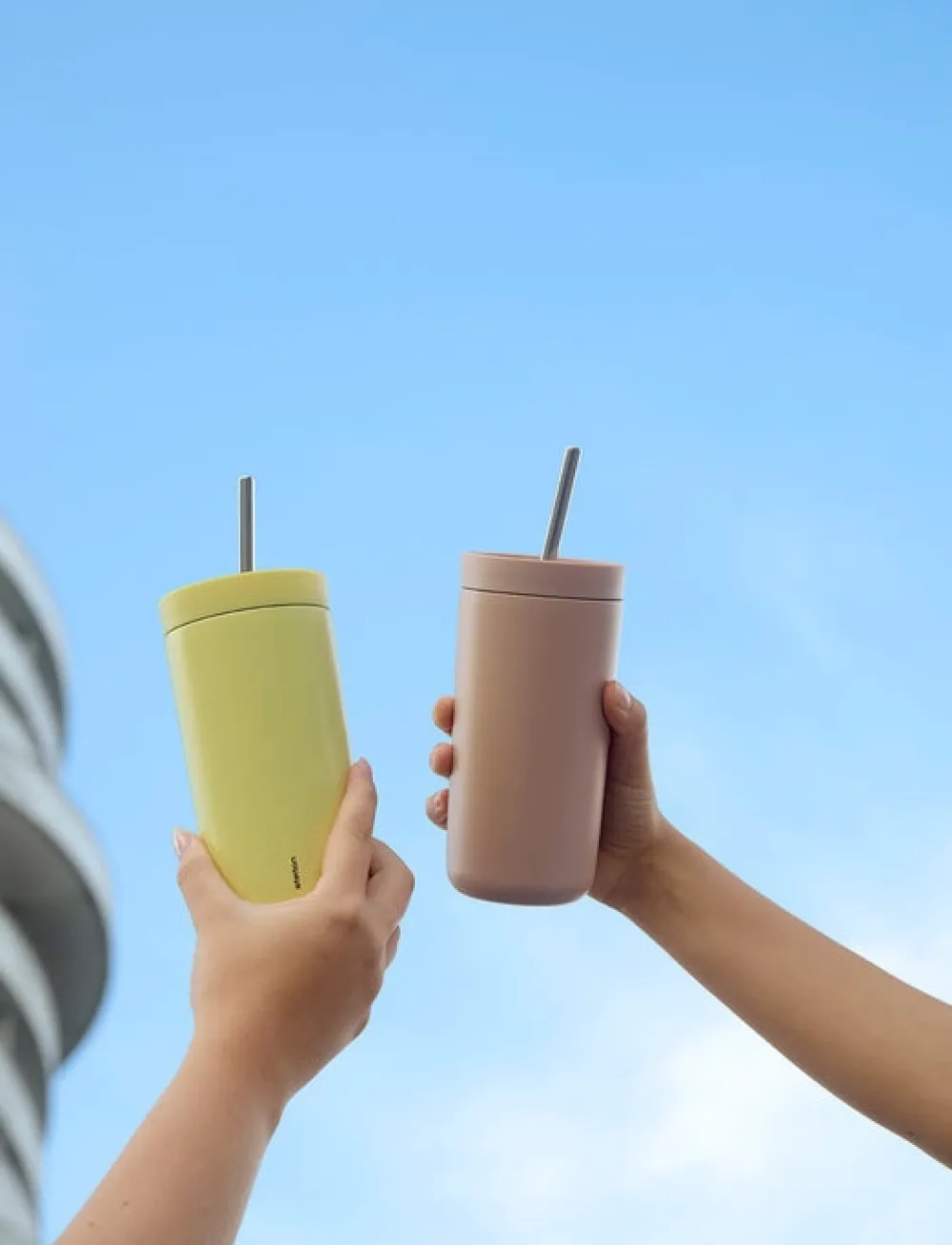 Stelton Thermosbeker To Go Sip Vacuum Insulated Cup With Straw 0.4L Heather Discount
