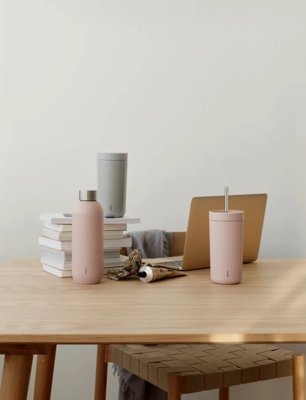 Stelton Thermosbeker To Go Sip Vacuum Insulated Cup With Straw 0.4L Heather Discount