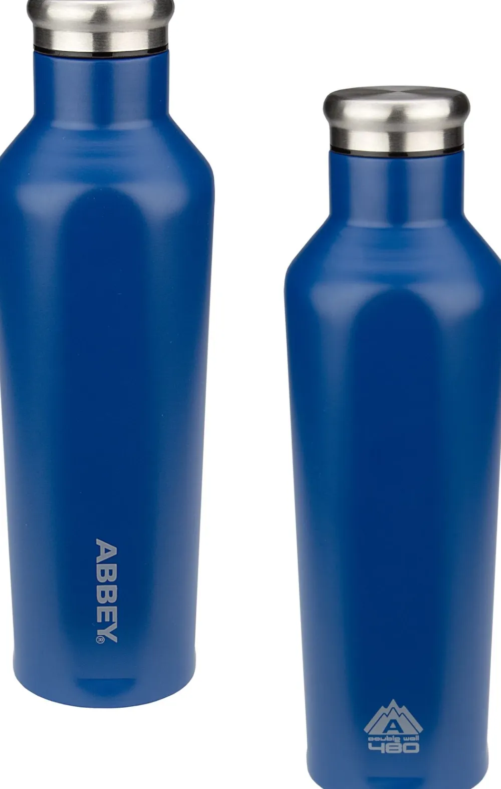 Abbey Thermosfles Dubbelwandig Godafoss Blauw Zilver (0,48L) Outlet