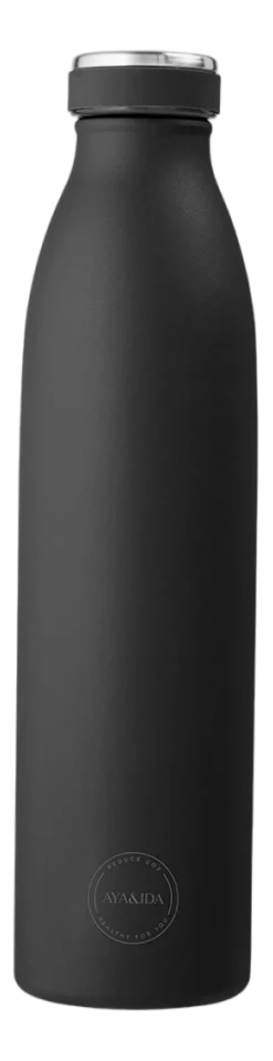 Thermosfles AYA&IDA Drinking Bottle Matte Black 750 ml