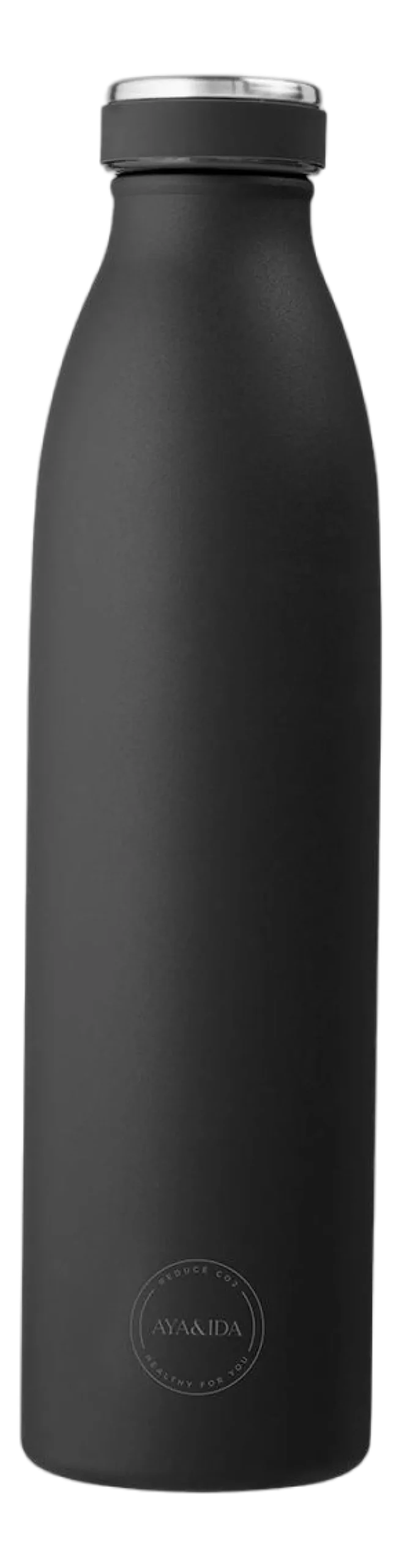 Thermosfles AYA&IDA Drinking Bottle Matte Black 750 ml
