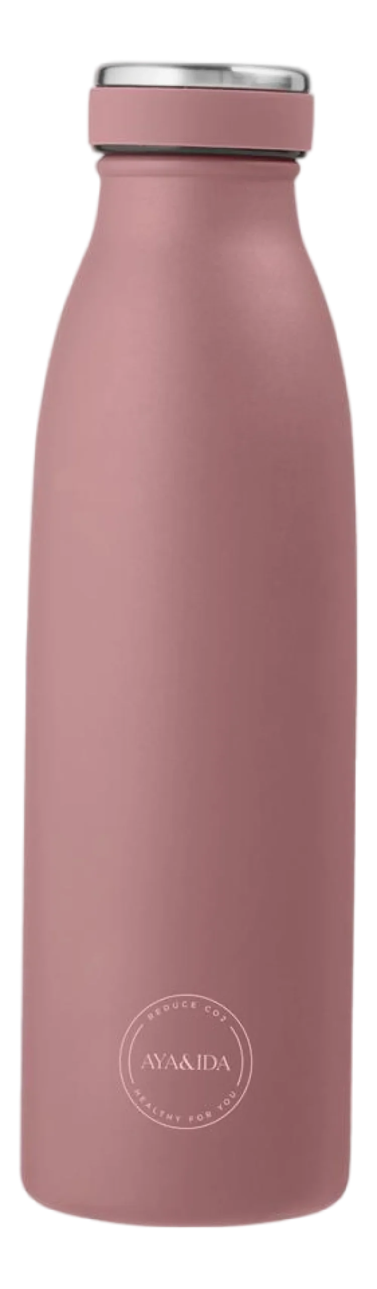 AYA&IDA Thermosfles Drinking Bottle Ash Rose 500 ml New