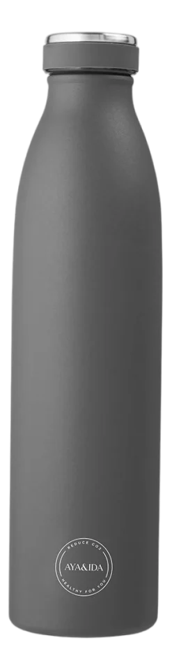 AYA&IDA Thermosfles Drinking Bottle Dark Grey 750 ml New