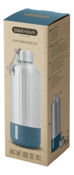 Black+Blum Thermosfles Explorer Blauw 850 ml