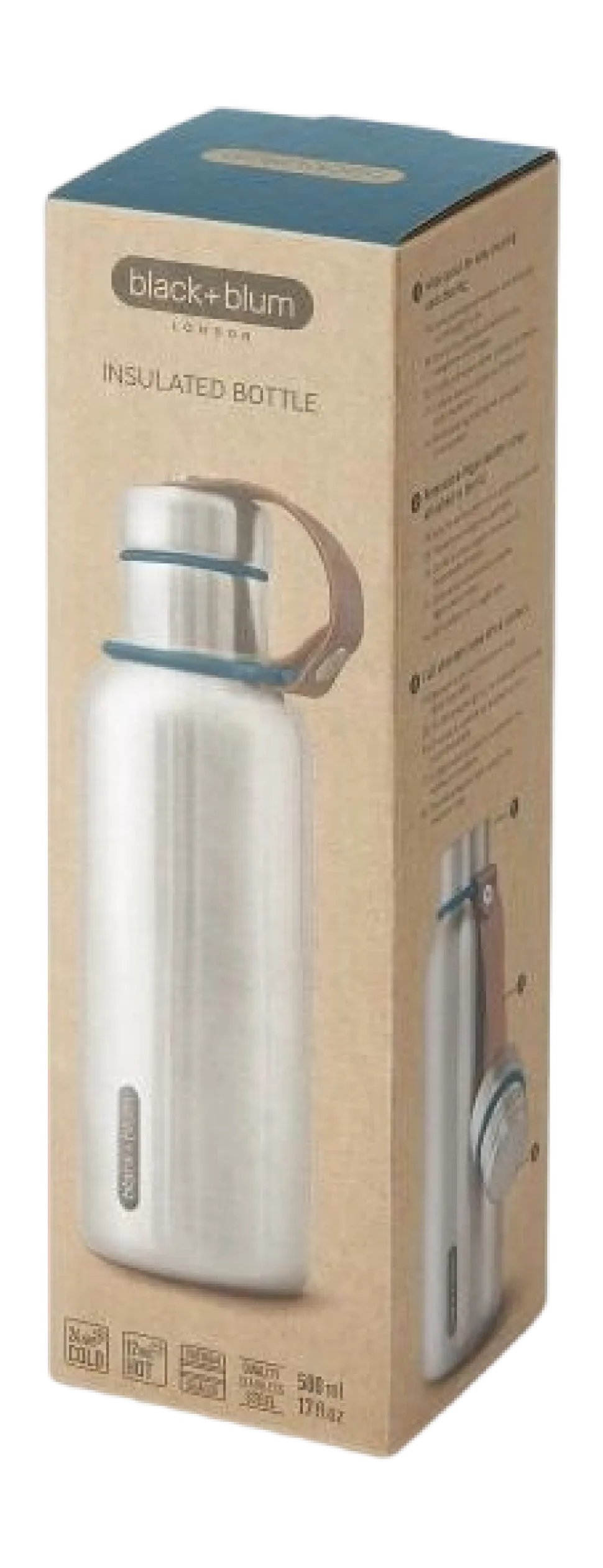 Thermosfles Black+Blum Insulated Blauw 500 ml