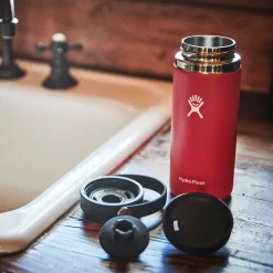 Thermosfles Hydro Flask Wide Mouth Flex Sip Lid Black 355 ml