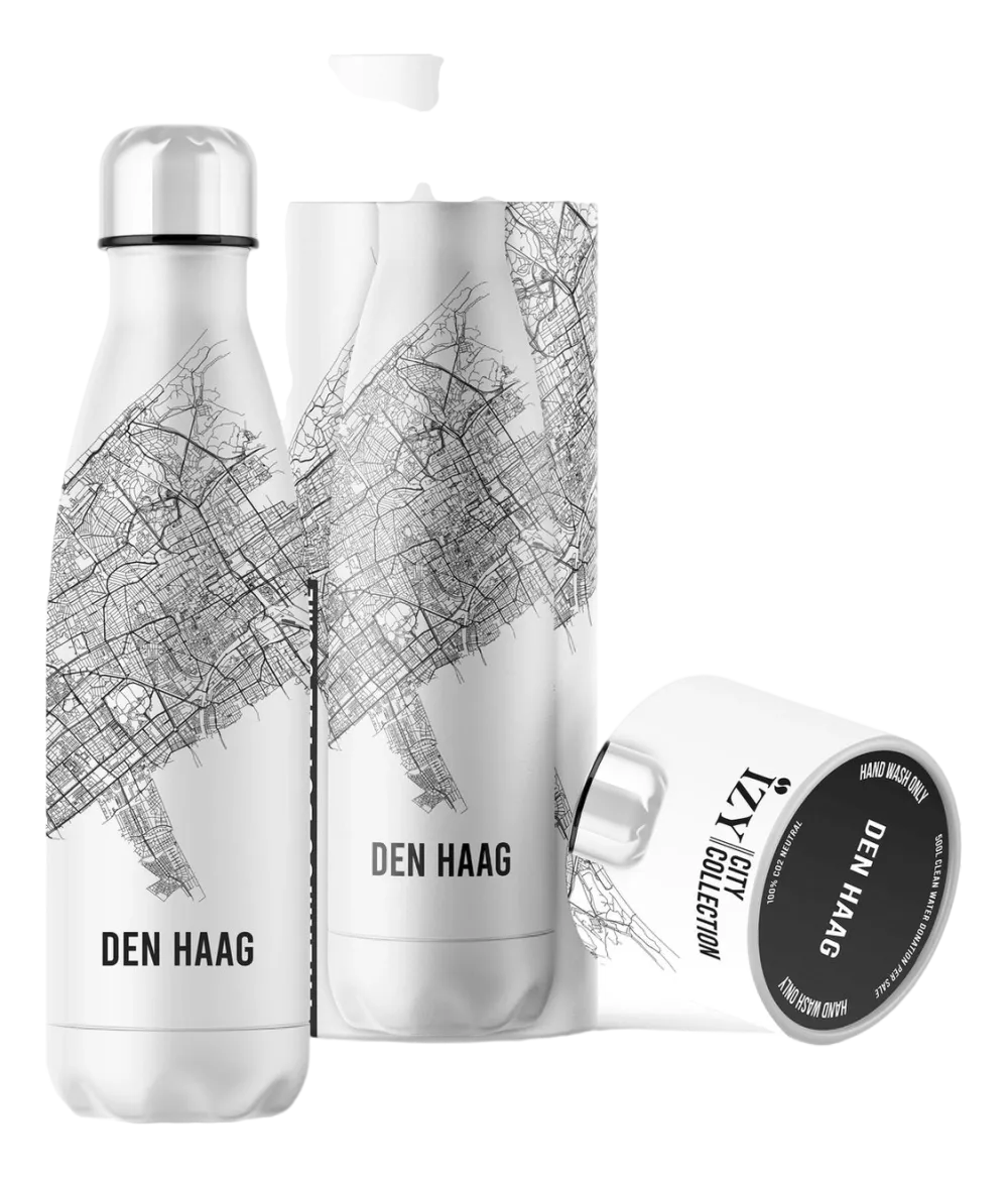 IZY Thermosfles City Den Haag 500 ml Outlet