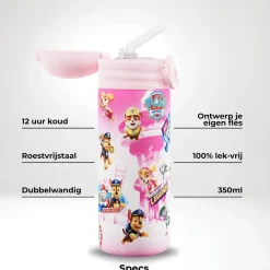 Thermosfles IZY Kids Paw Patrol Refresh Pink 350 ml