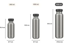 Thermosfles Mepal Ellipse Nordic Black 900 ml