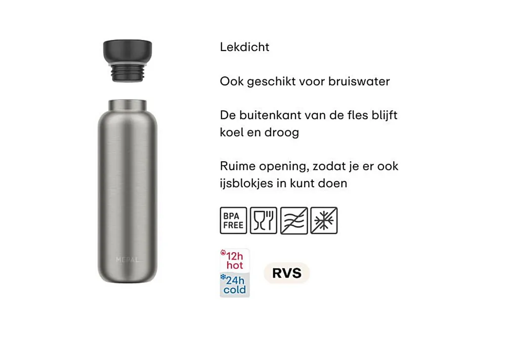 Mepal Thermosfles Ellipse Vivid Blue 500 ml